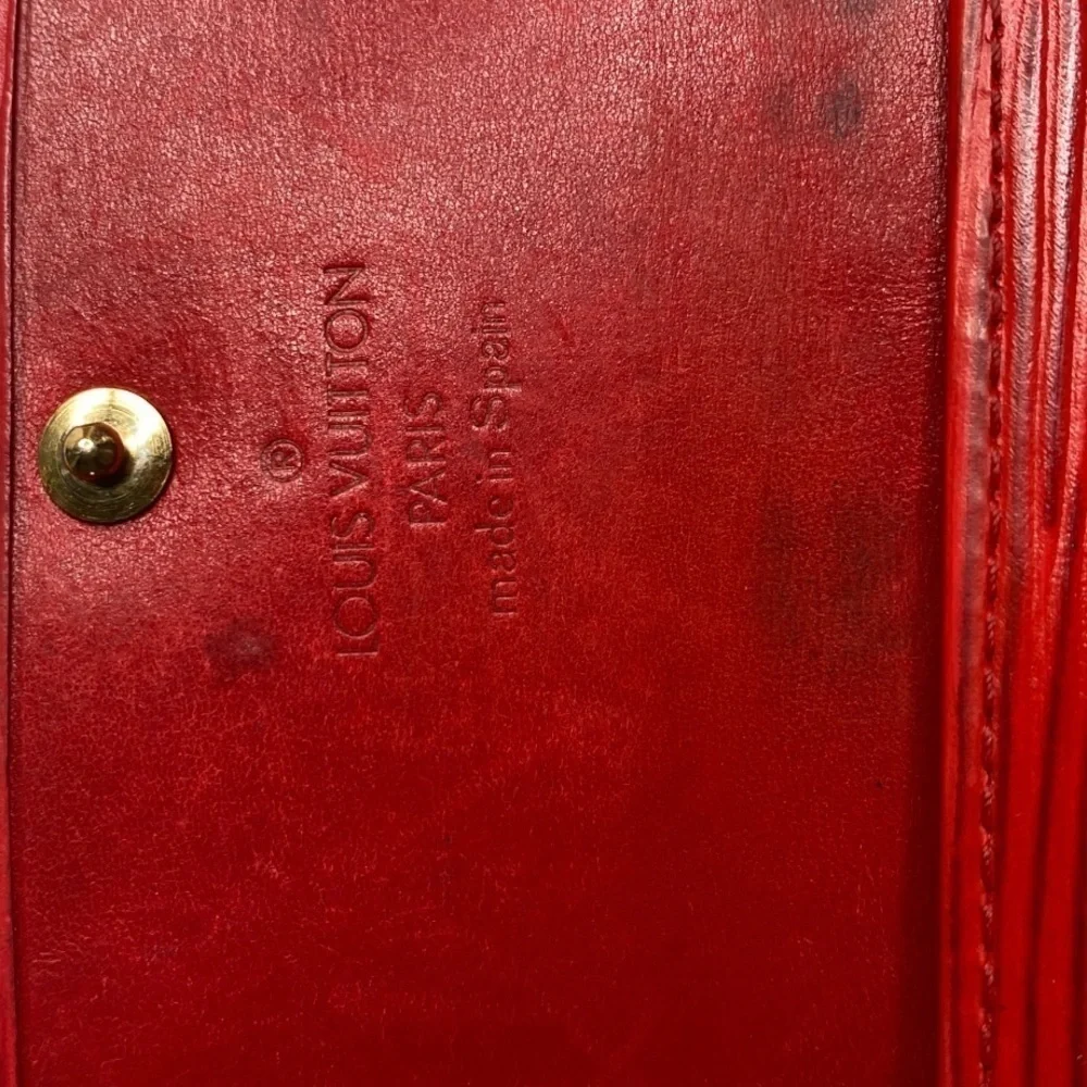 Louis Vuitton Red Epi Leather Key Wallet